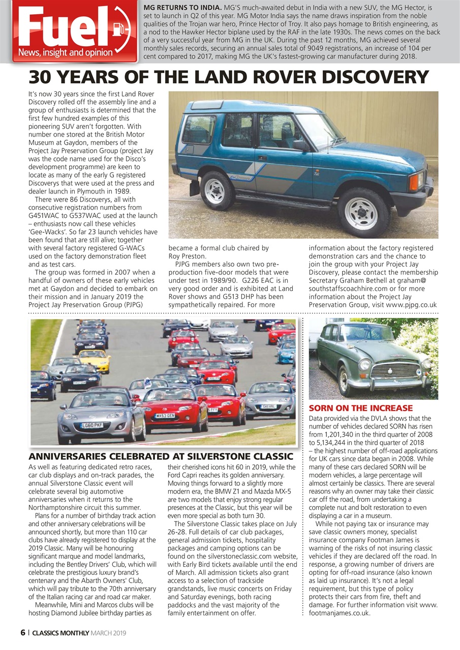 Classics World Preview Pages