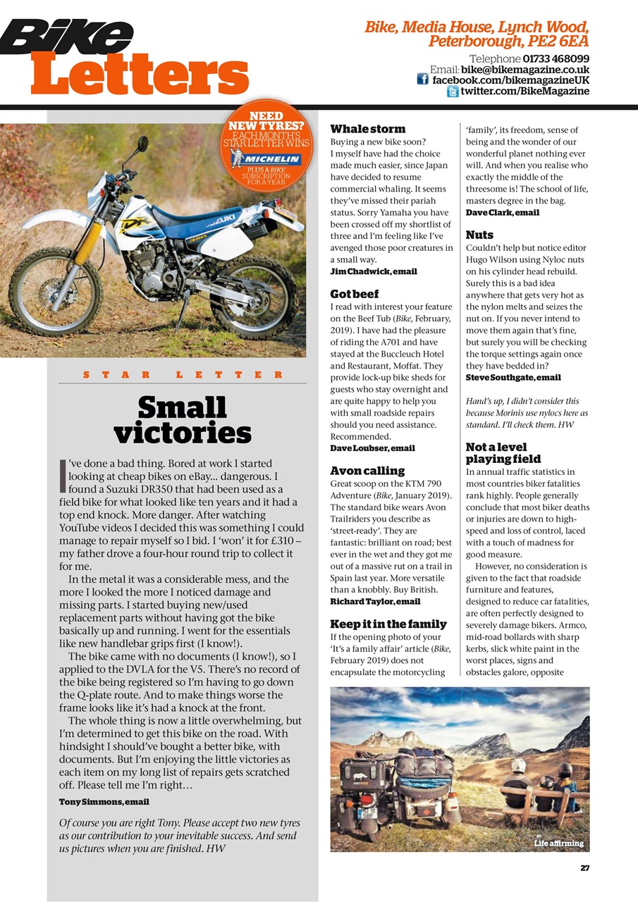 Bike Preview Pages
