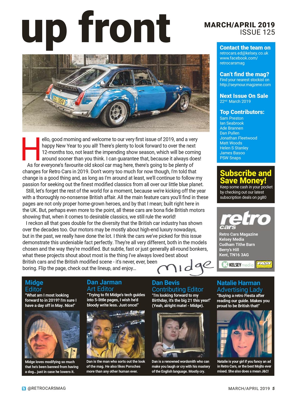 Retro Cars Preview Pages