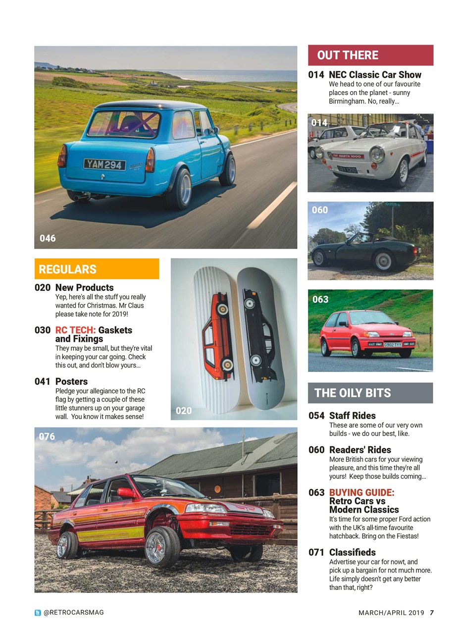 Retro Cars Preview Pages