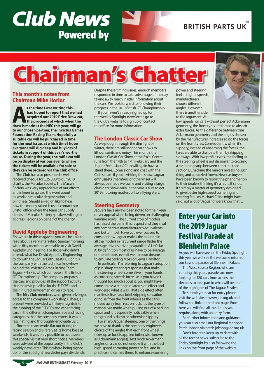 Jaguar Enthusiast Preview Pages