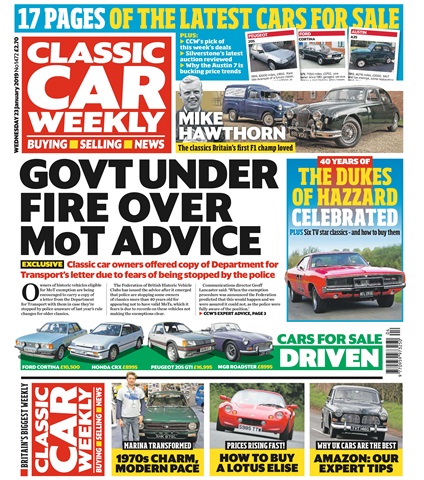 Classic Car Weekly issue 23rd January 2019