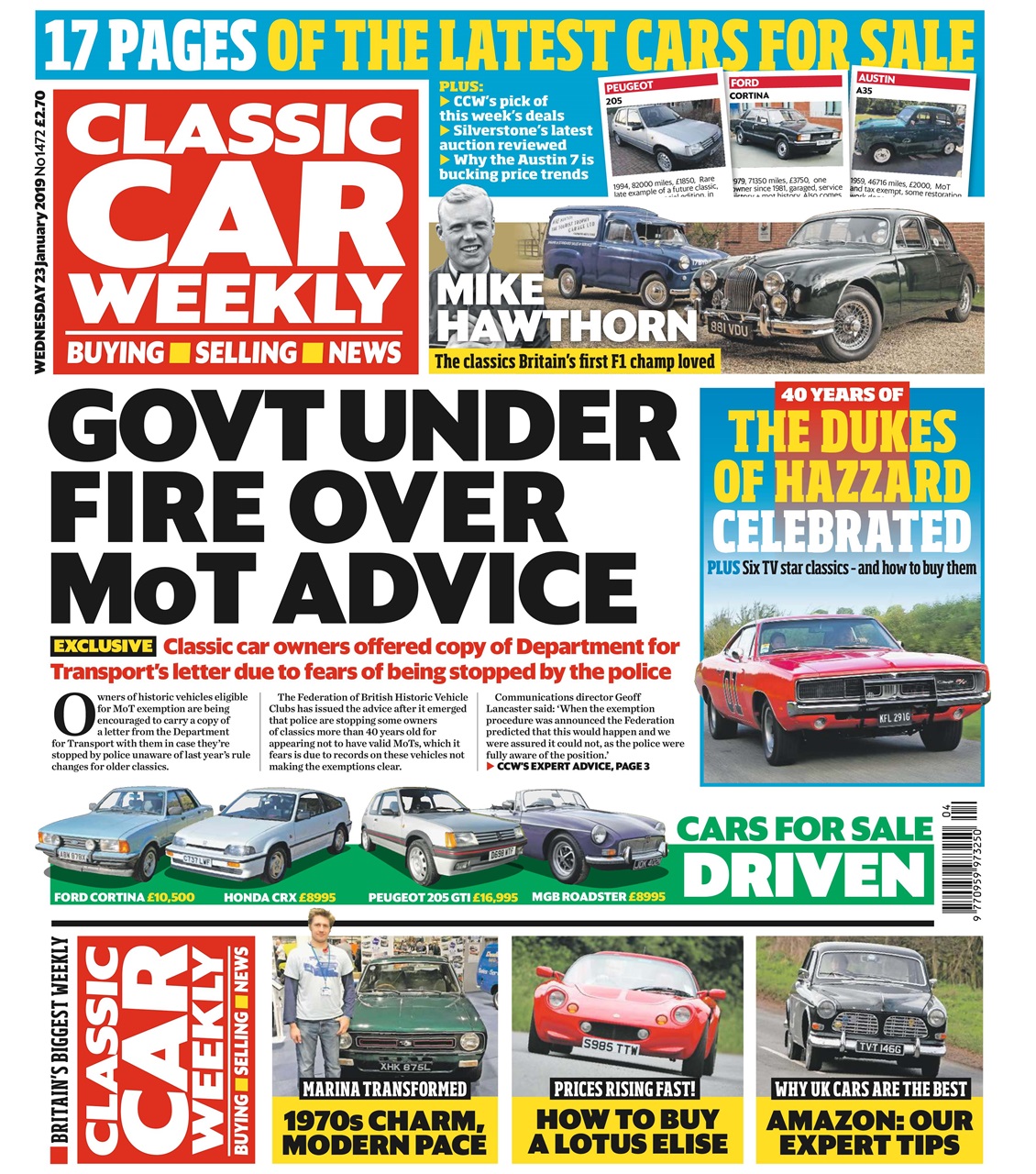 Classic Car Weekly Preview Pages