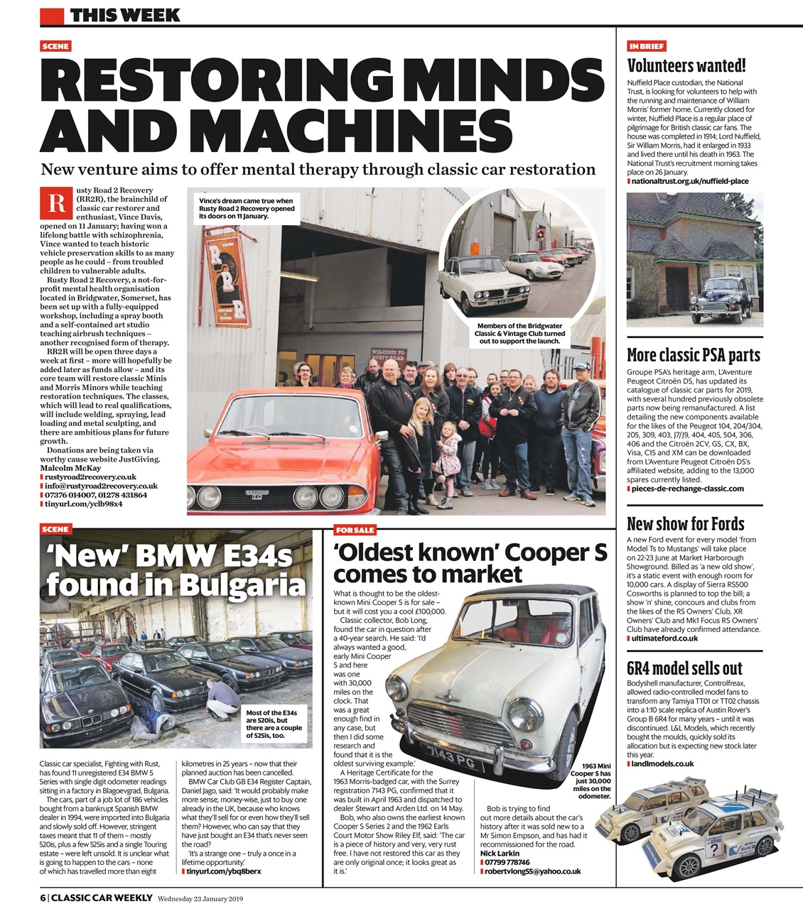 Classic Car Weekly Preview Pages