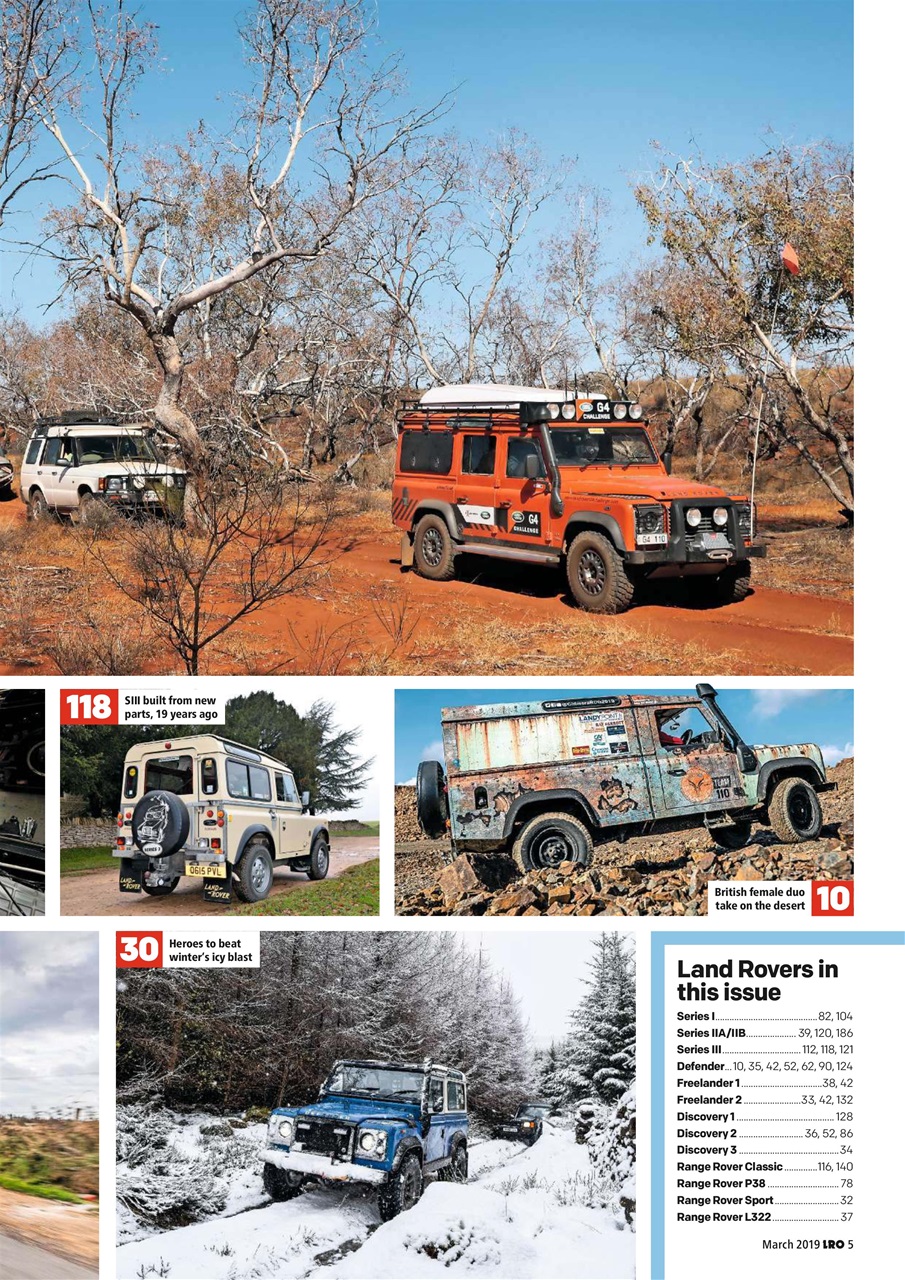 Land Rover Owner Preview Pages