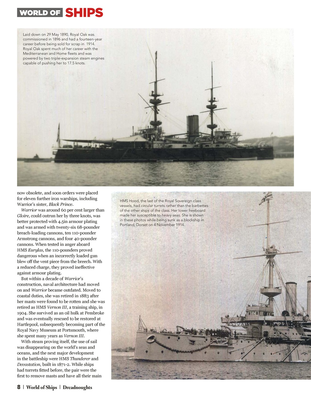 World of Ships Preview Pages