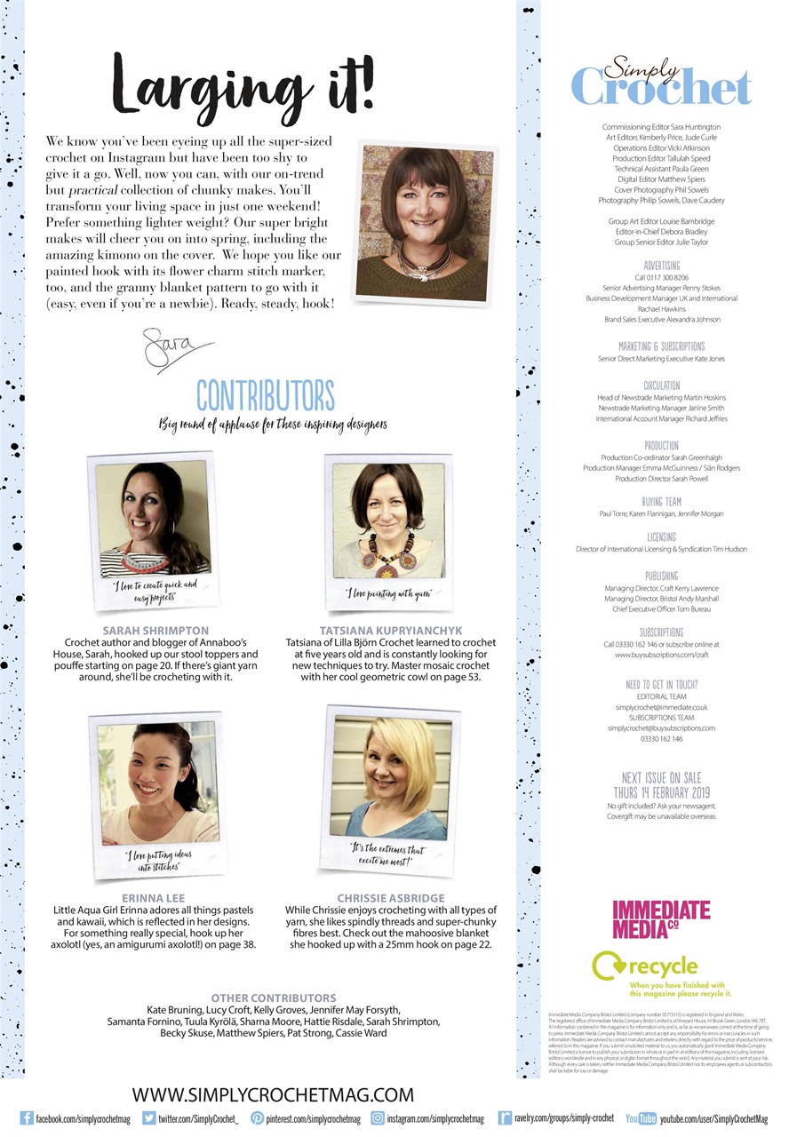 Simply Crochet Preview Pages