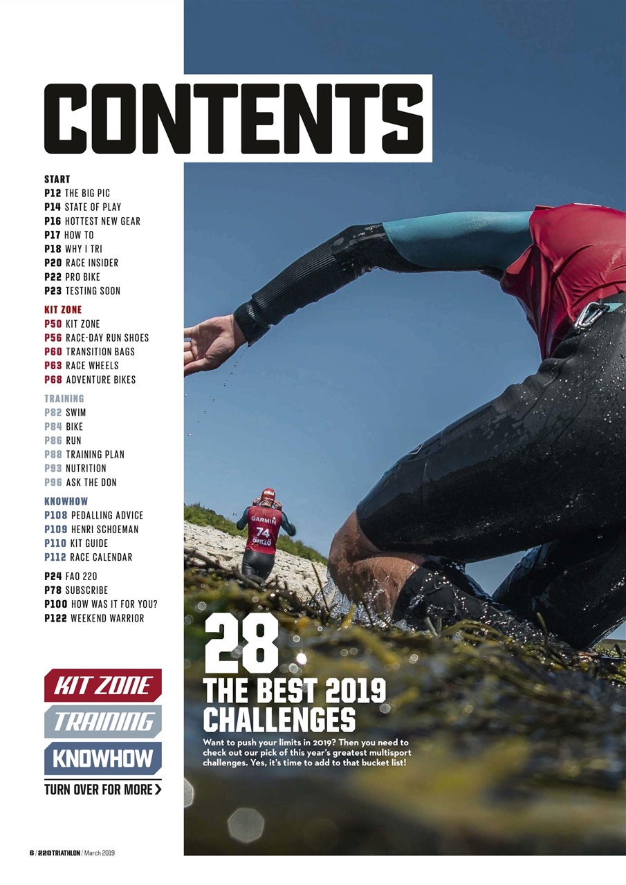 220 Triathlon Magazine Preview Pages