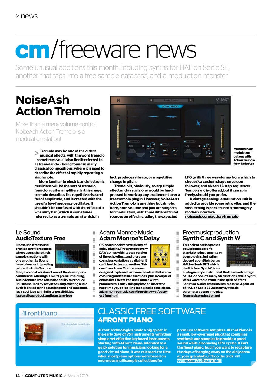 Computer Music Preview Pages