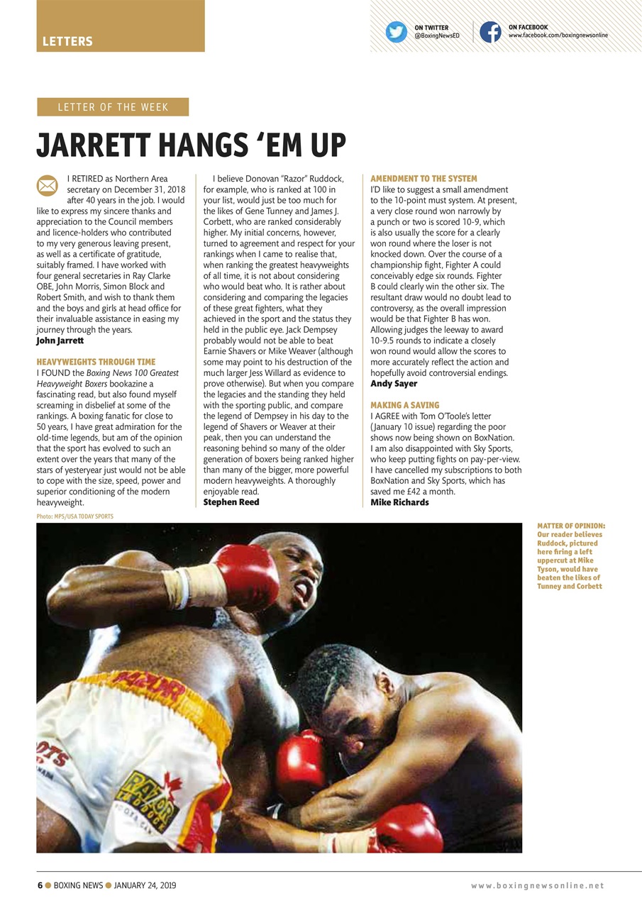 Boxing News Preview Pages