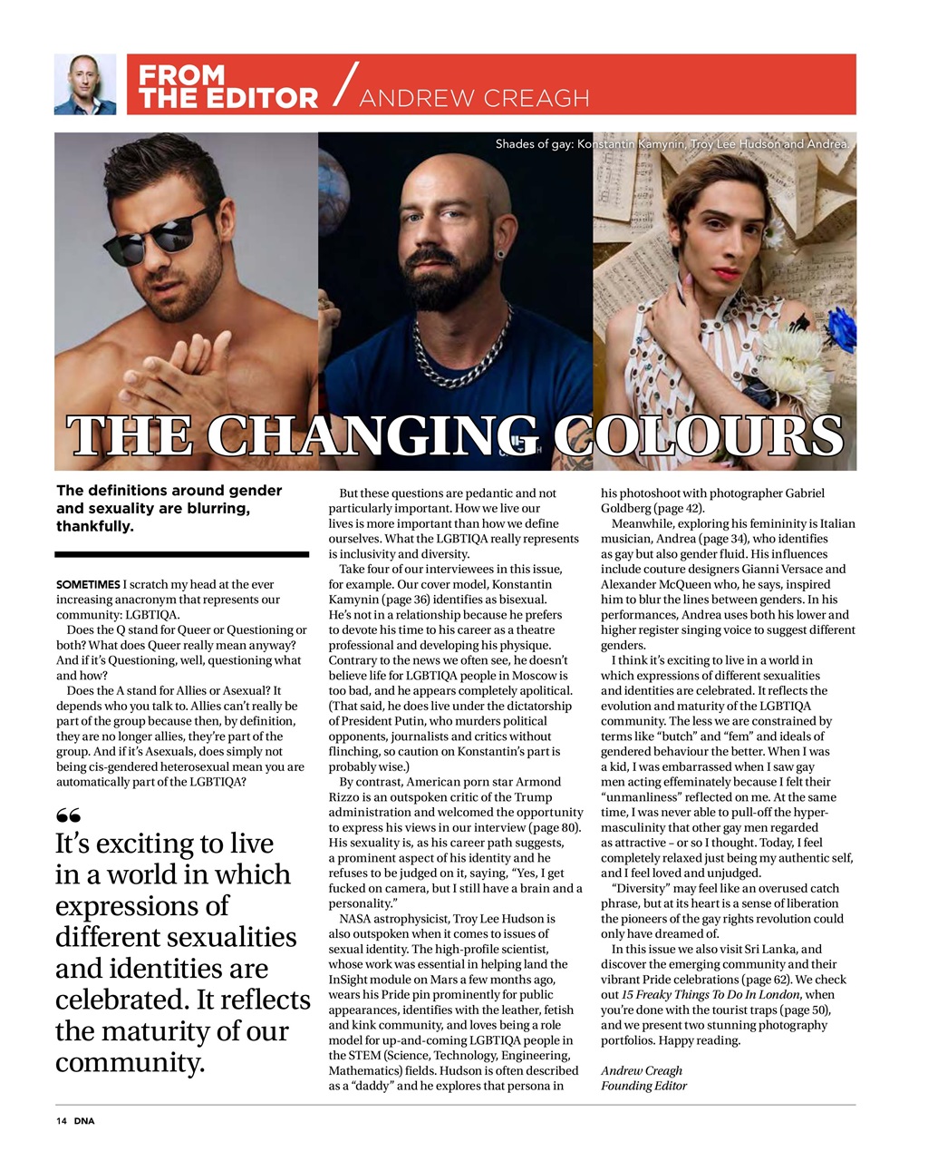 DNA Magazine Preview Pages