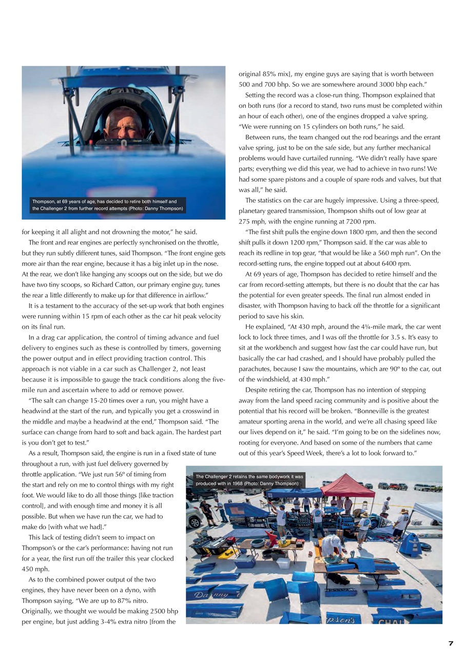 Race Engine Technology Preview Pages