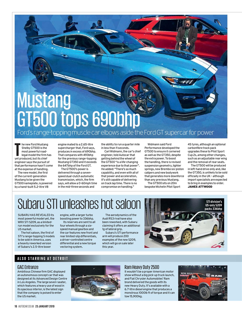 Autocar Preview Pages