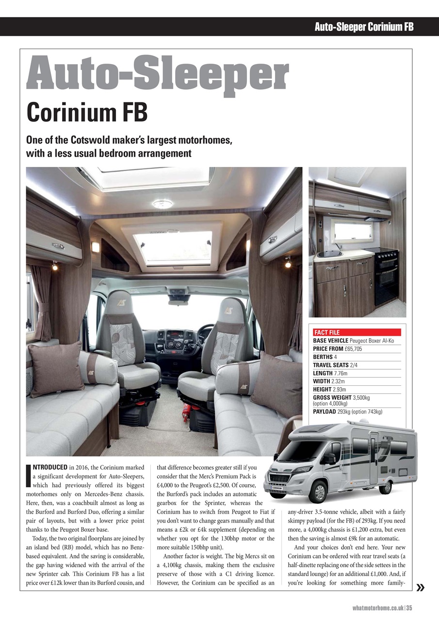 What Motorhome magazine Preview Pages