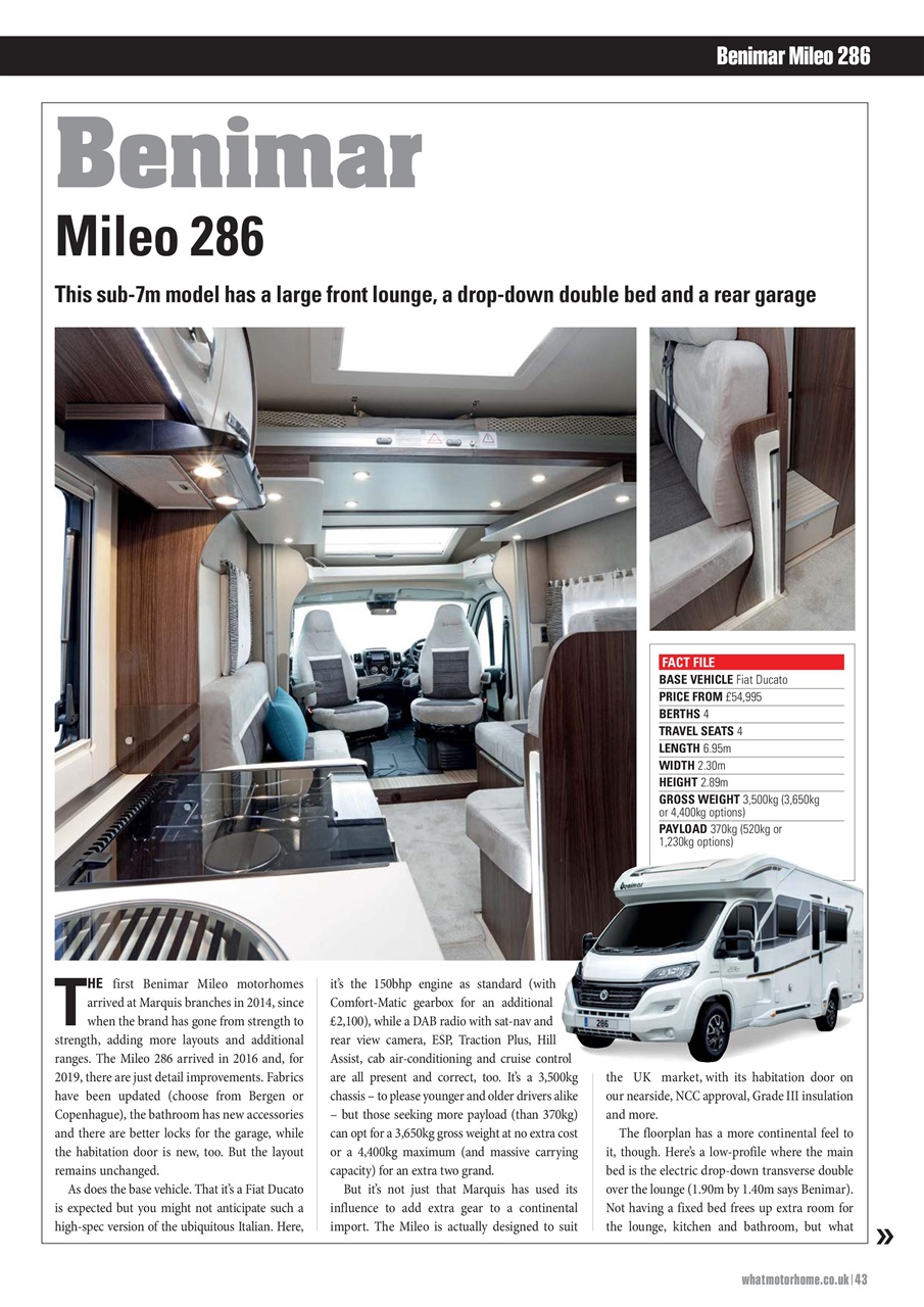 What Motorhome magazine Preview Pages