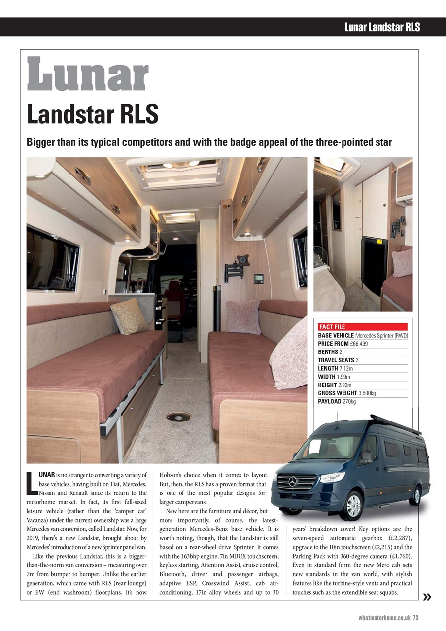 What Motorhome magazine Preview Pages
