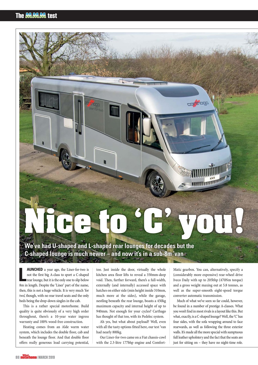 What Motorhome magazine Preview Pages