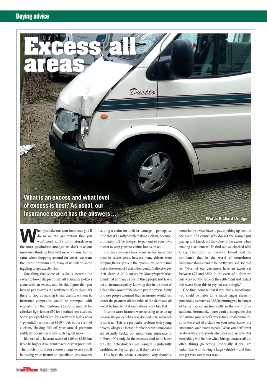 What Motorhome magazine Preview Pages