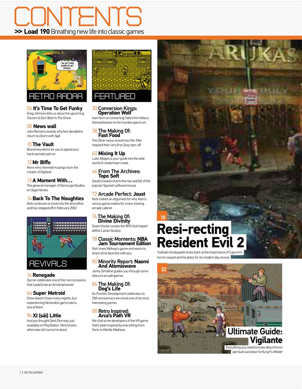 Retro Gamer Preview Pages