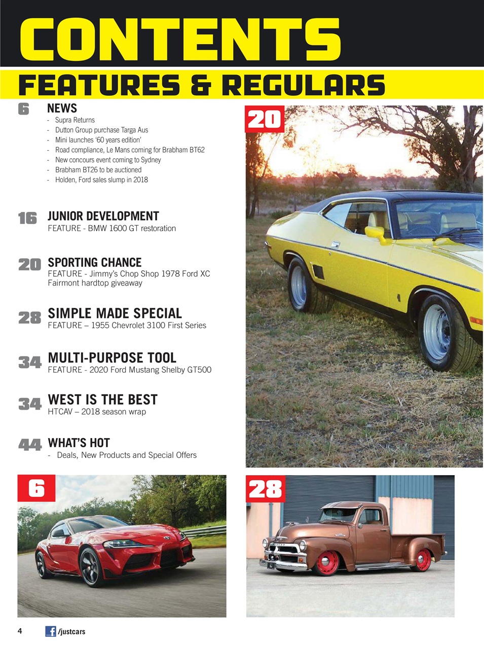 JUST CARS Preview Pages
