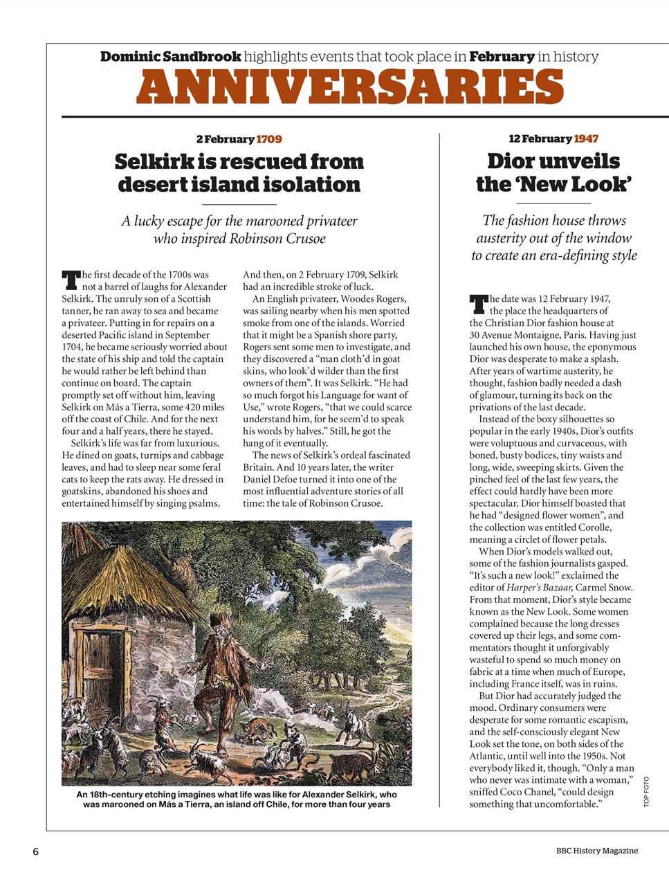 BBC History Magazine Preview Pages