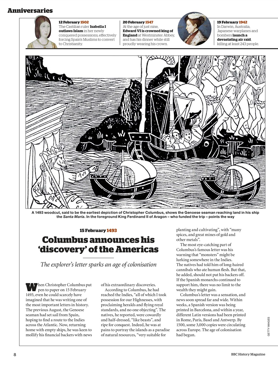 BBC History Magazine Preview Pages