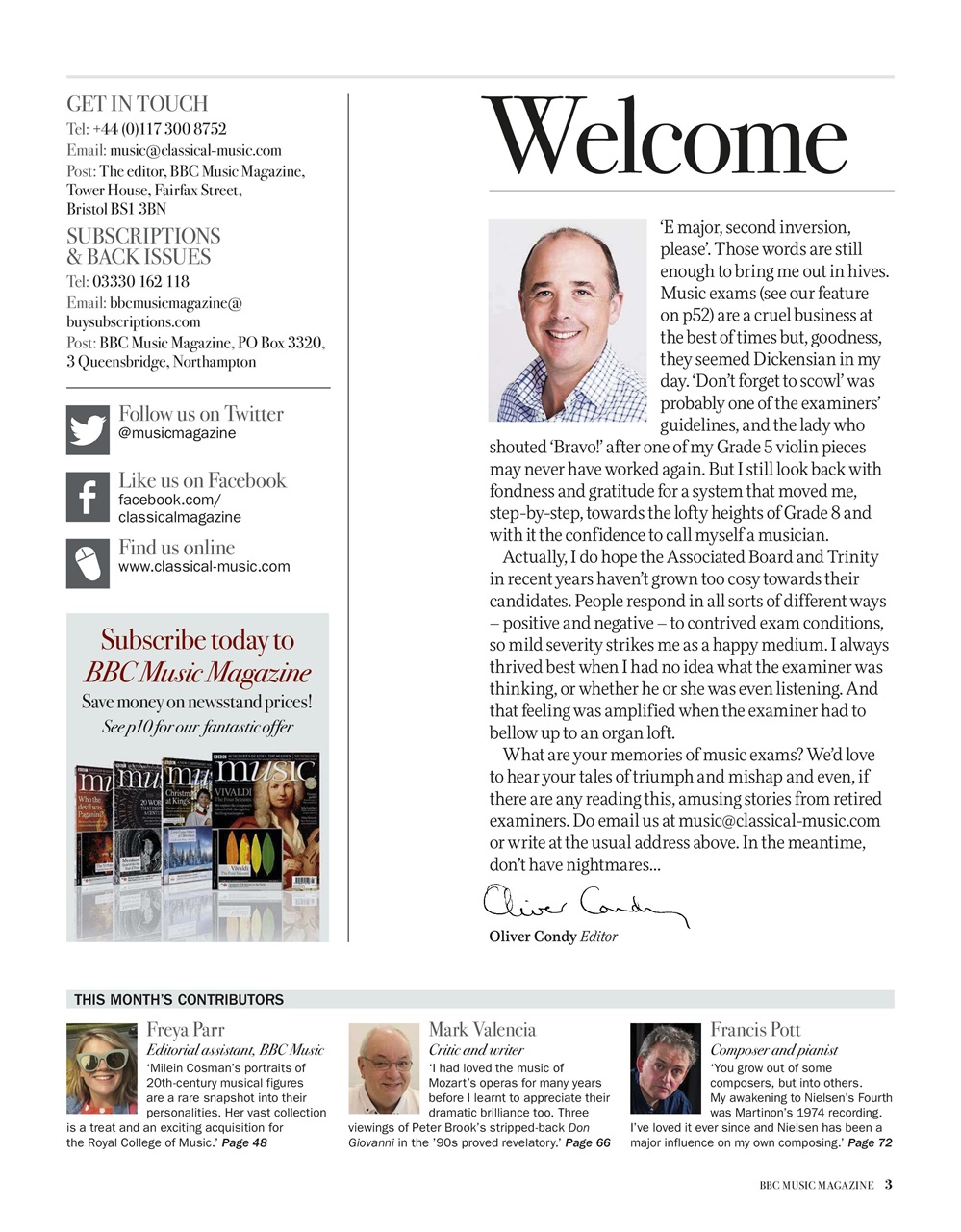 BBC Music Magazine Preview Pages