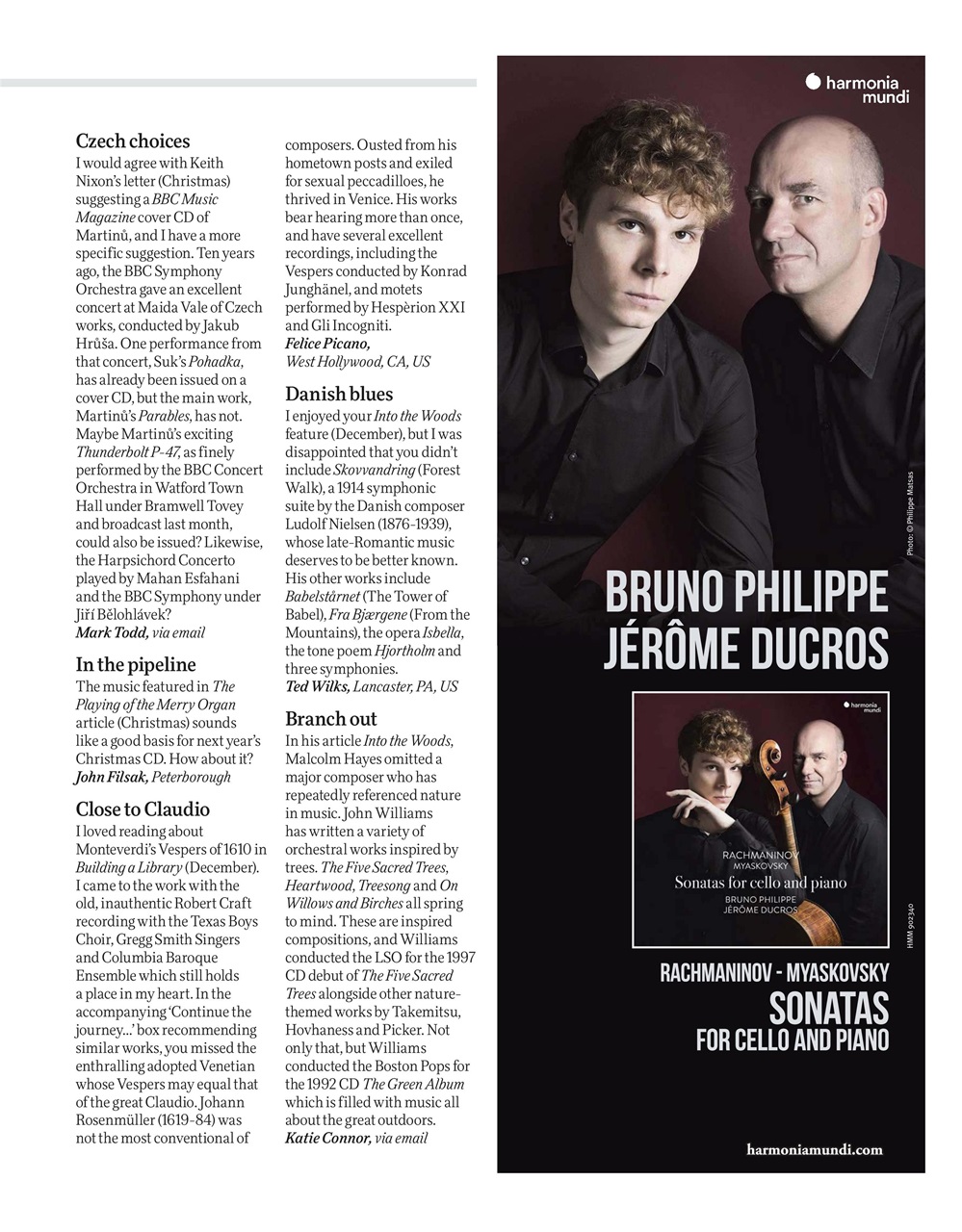 BBC Music Magazine Preview Pages