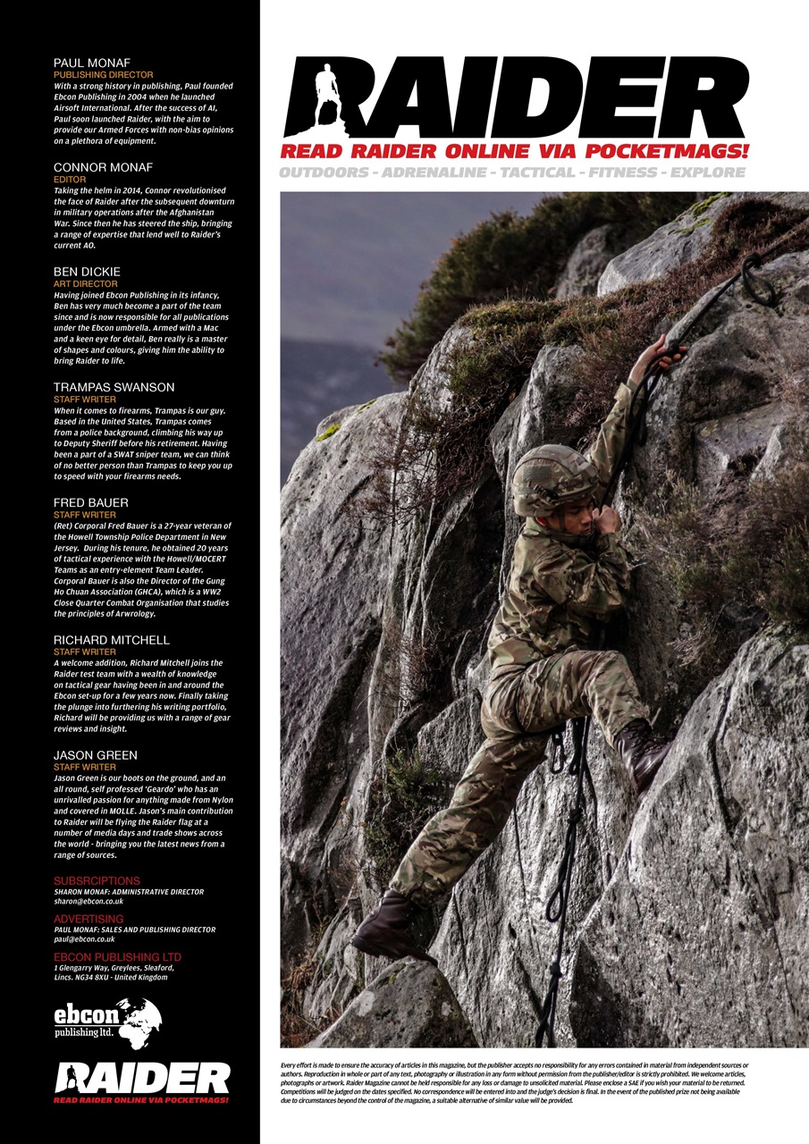 Raider Preview Pages