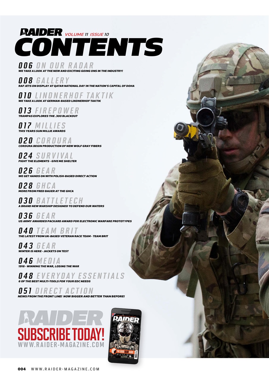 Raider Preview Pages