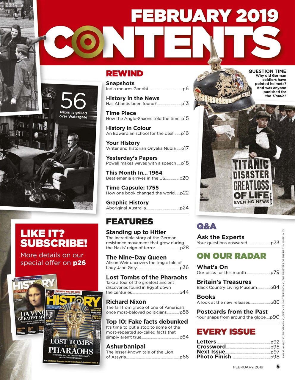 BBC History Revealed Magazine Preview Pages