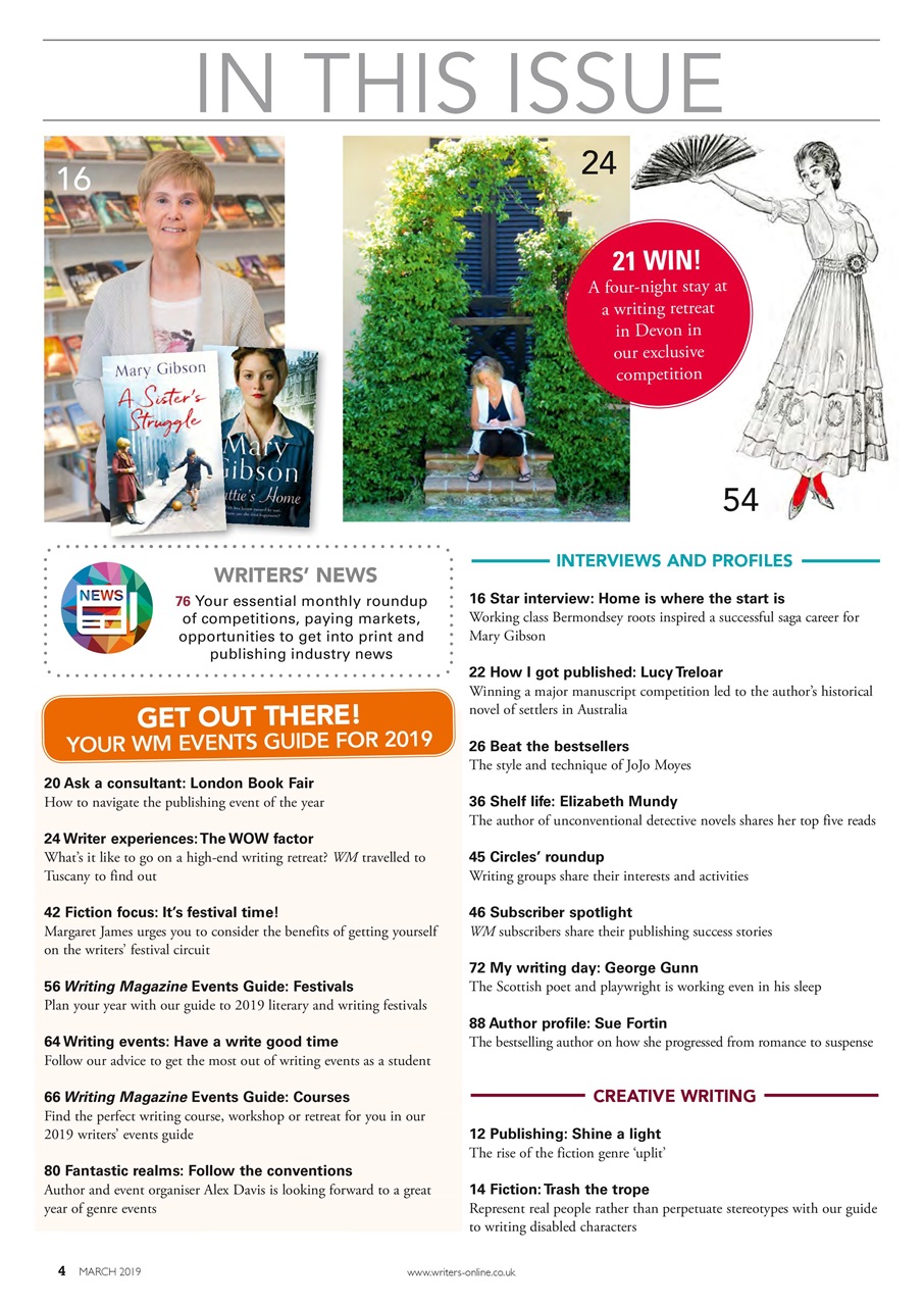 Writing Magazine Preview Pages