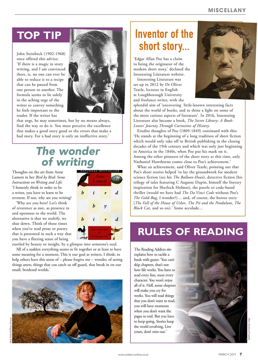 Writing Magazine Preview Pages