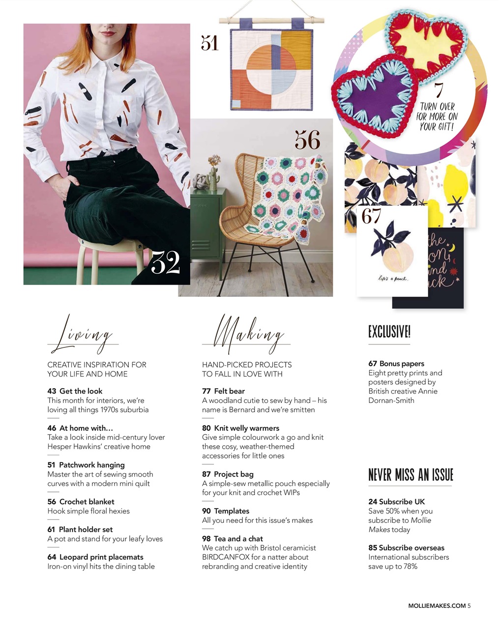 Mollie magazine Preview Pages