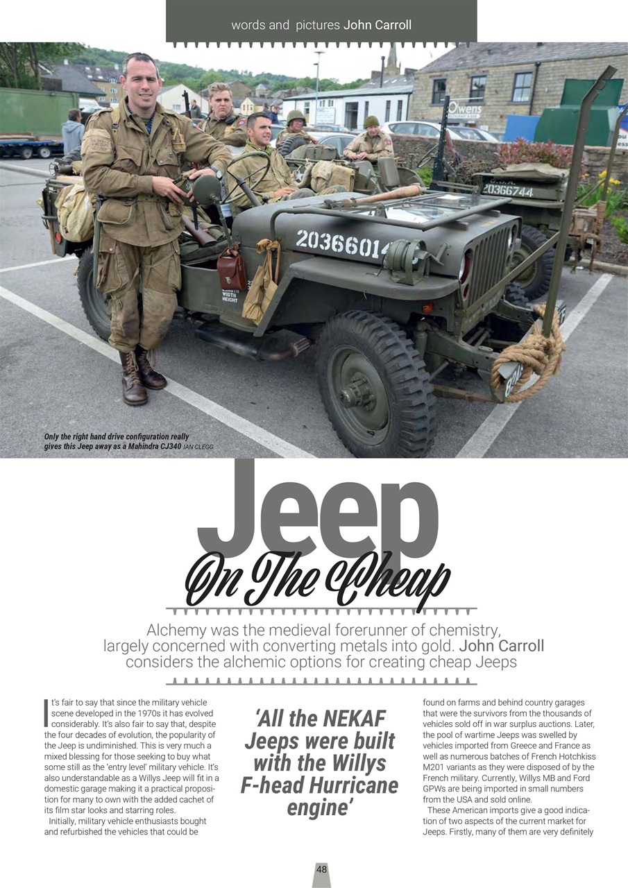 Classic Military Vehicle Preview Pages