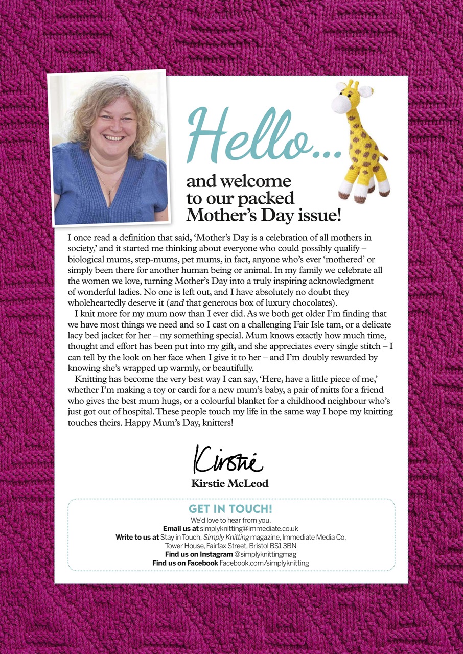 Simply Knitting Preview Pages