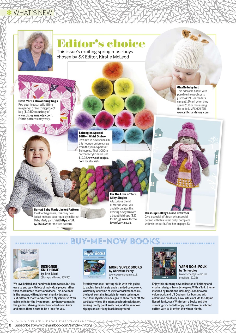 Simply Knitting Preview Pages