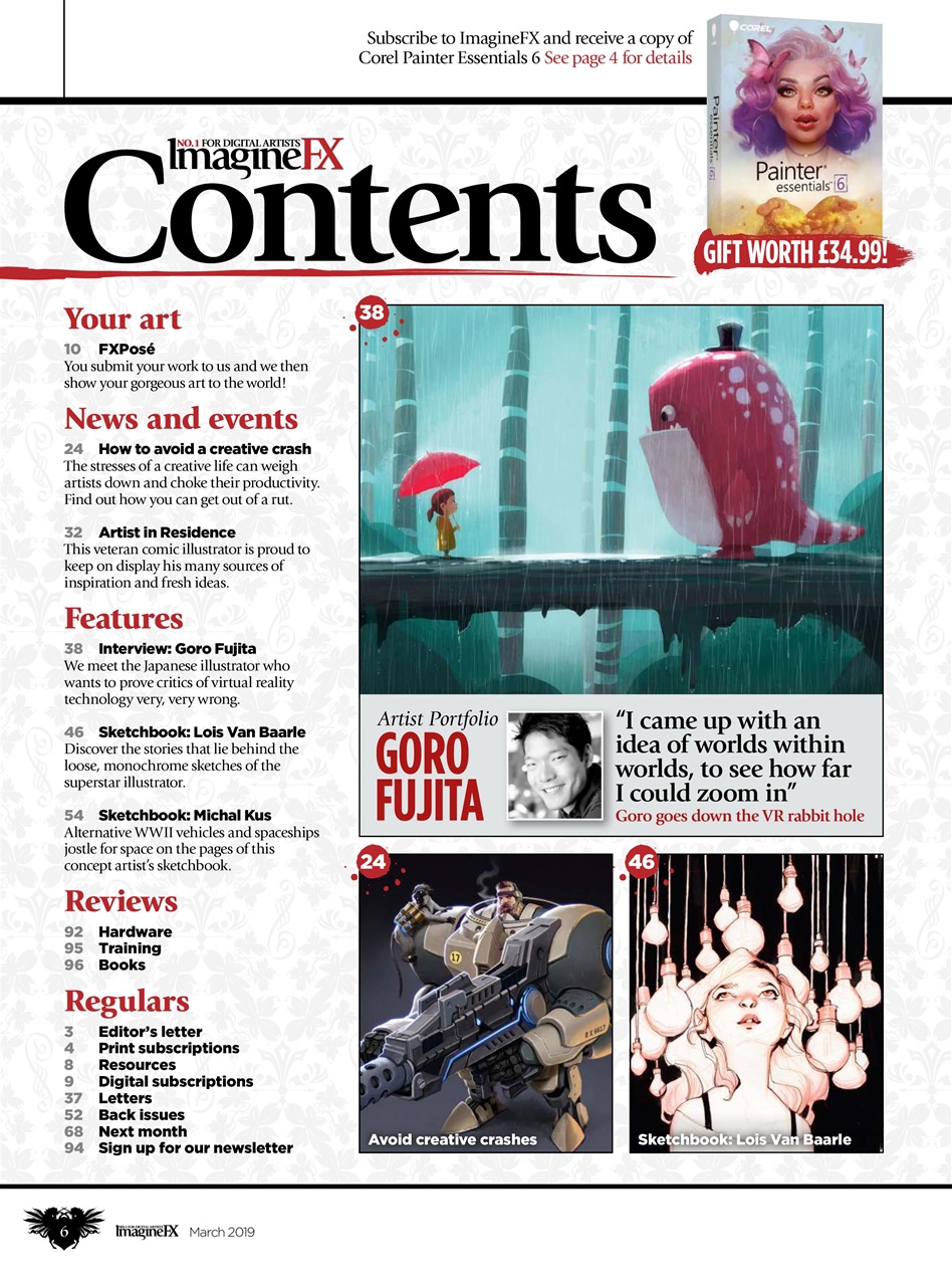 ImagineFX Preview Pages