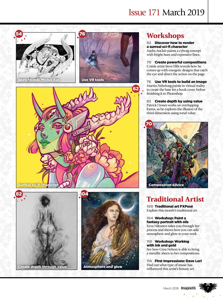 ImagineFX Preview Pages