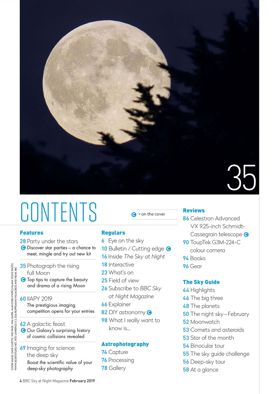 BBC Sky at Night Magazine Preview Pages