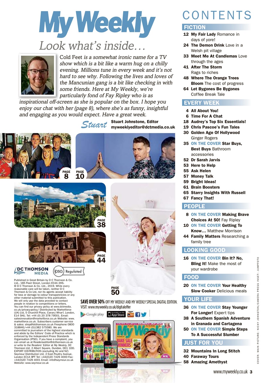 My Weekly Preview Pages