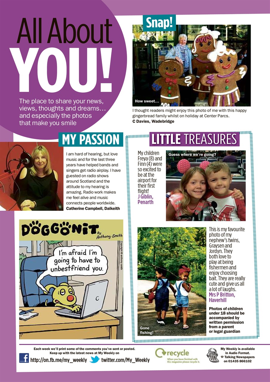 My Weekly Preview Pages