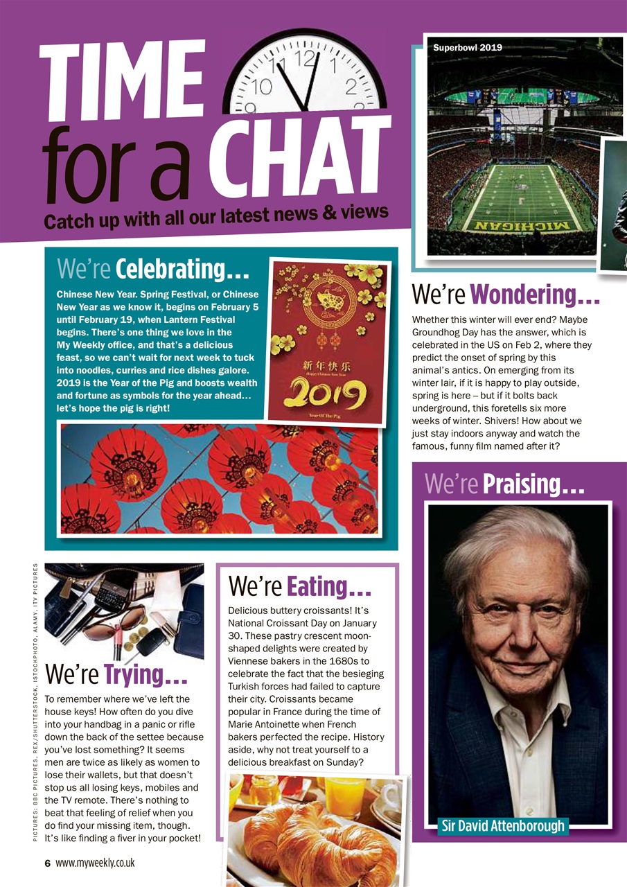 My Weekly Preview Pages