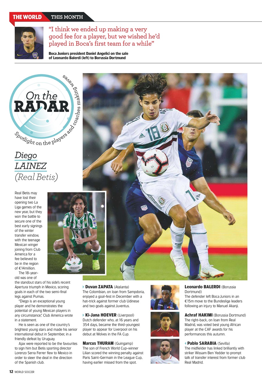 World Soccer Preview Pages