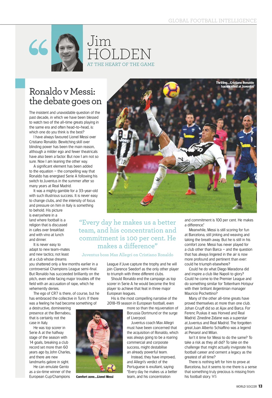 World Soccer Preview Pages