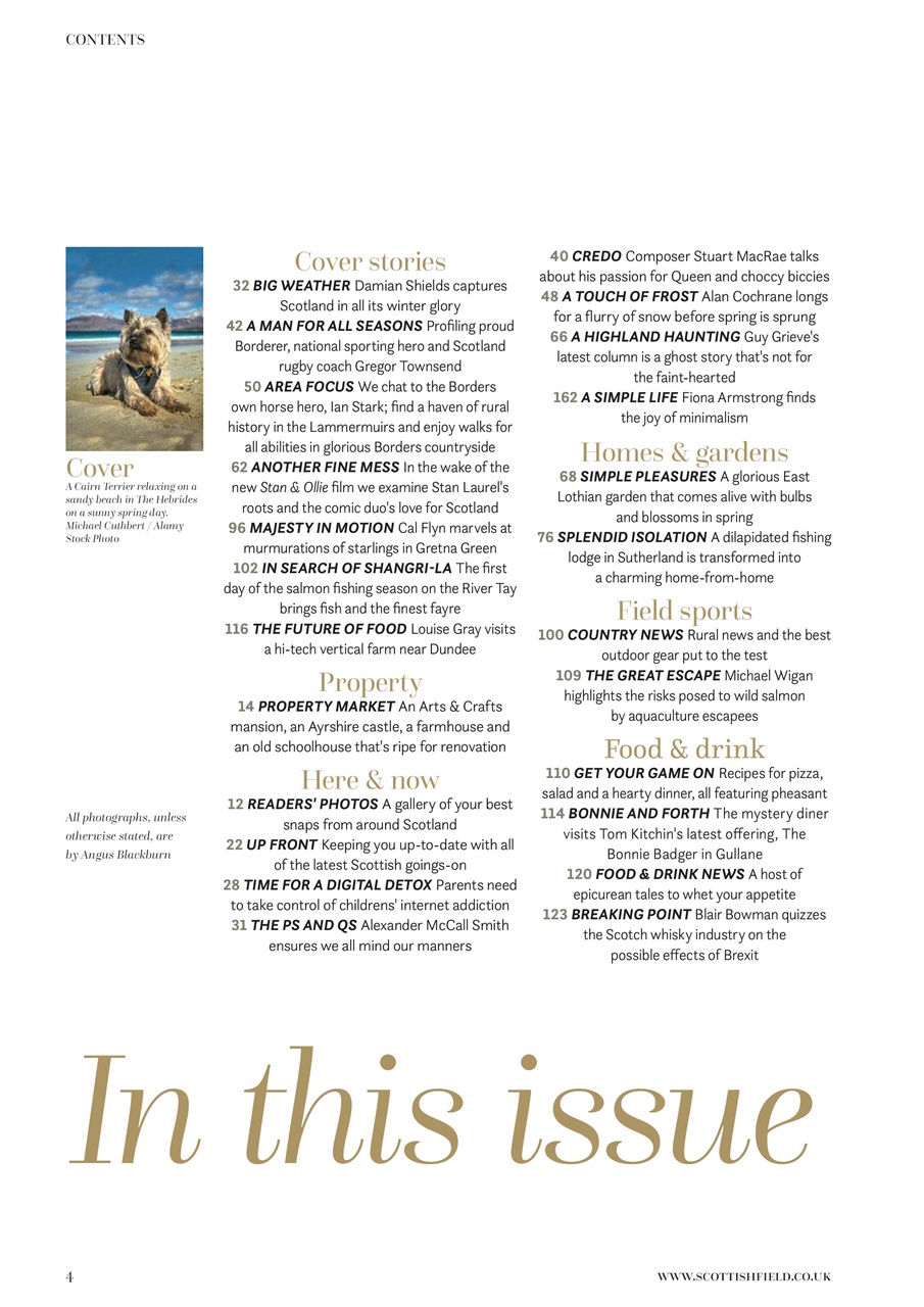 Scottish Field Preview Pages