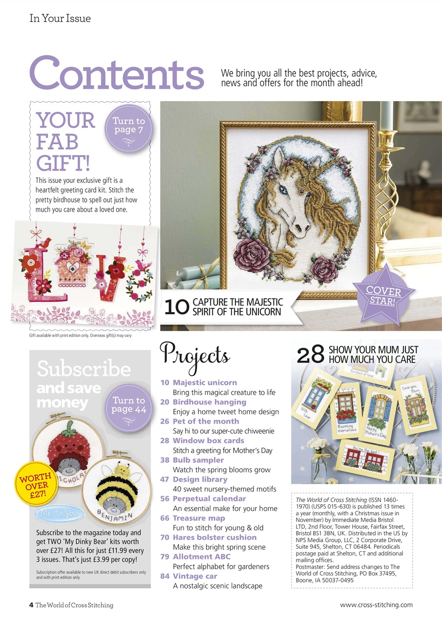 The World of Cross Stitching Preview Pages