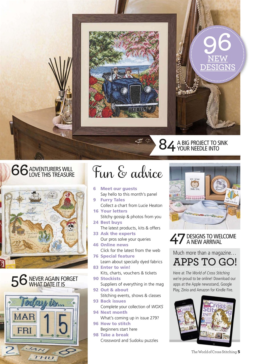 The World of Cross Stitching Preview Pages