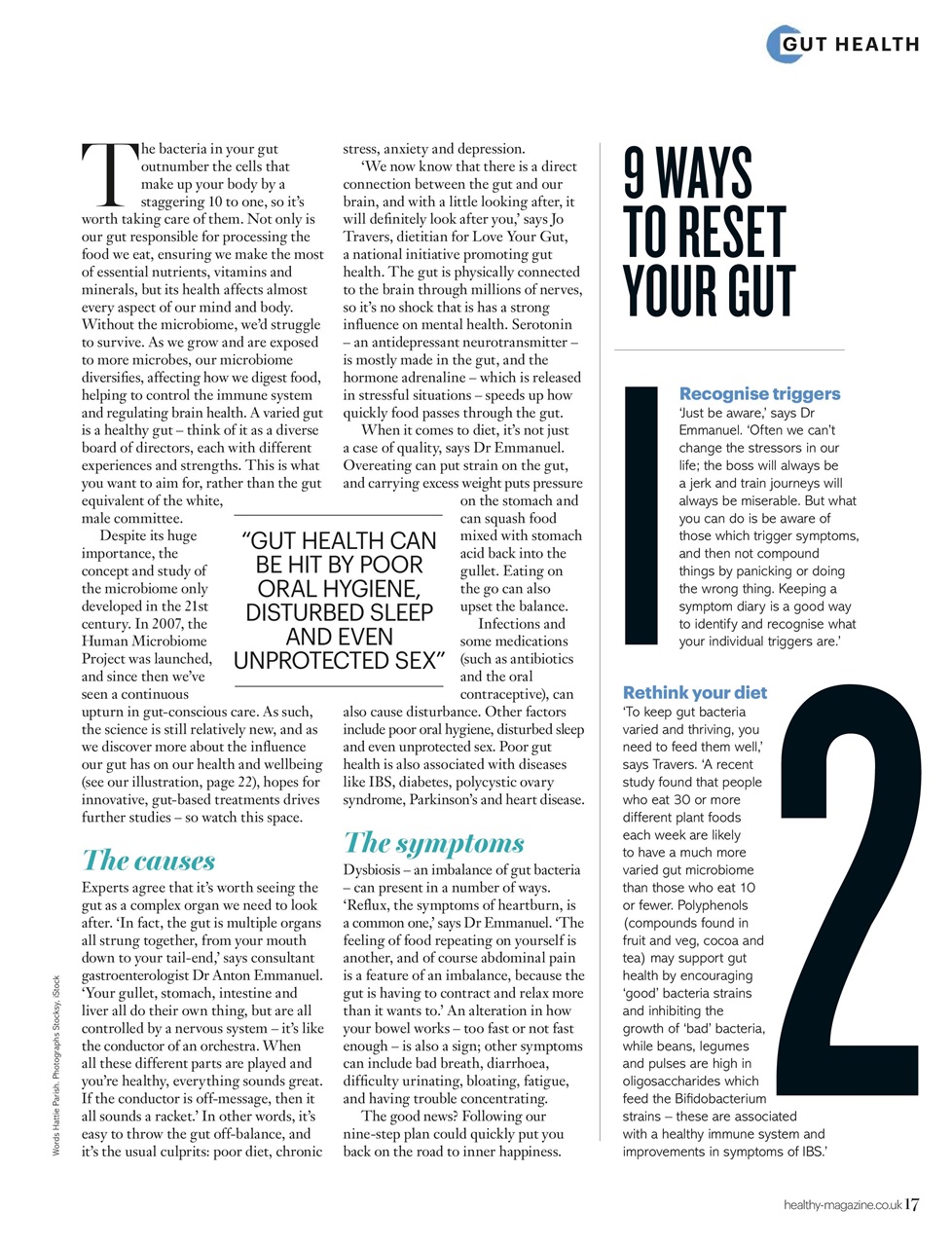 Healthy Magazine Preview Pages