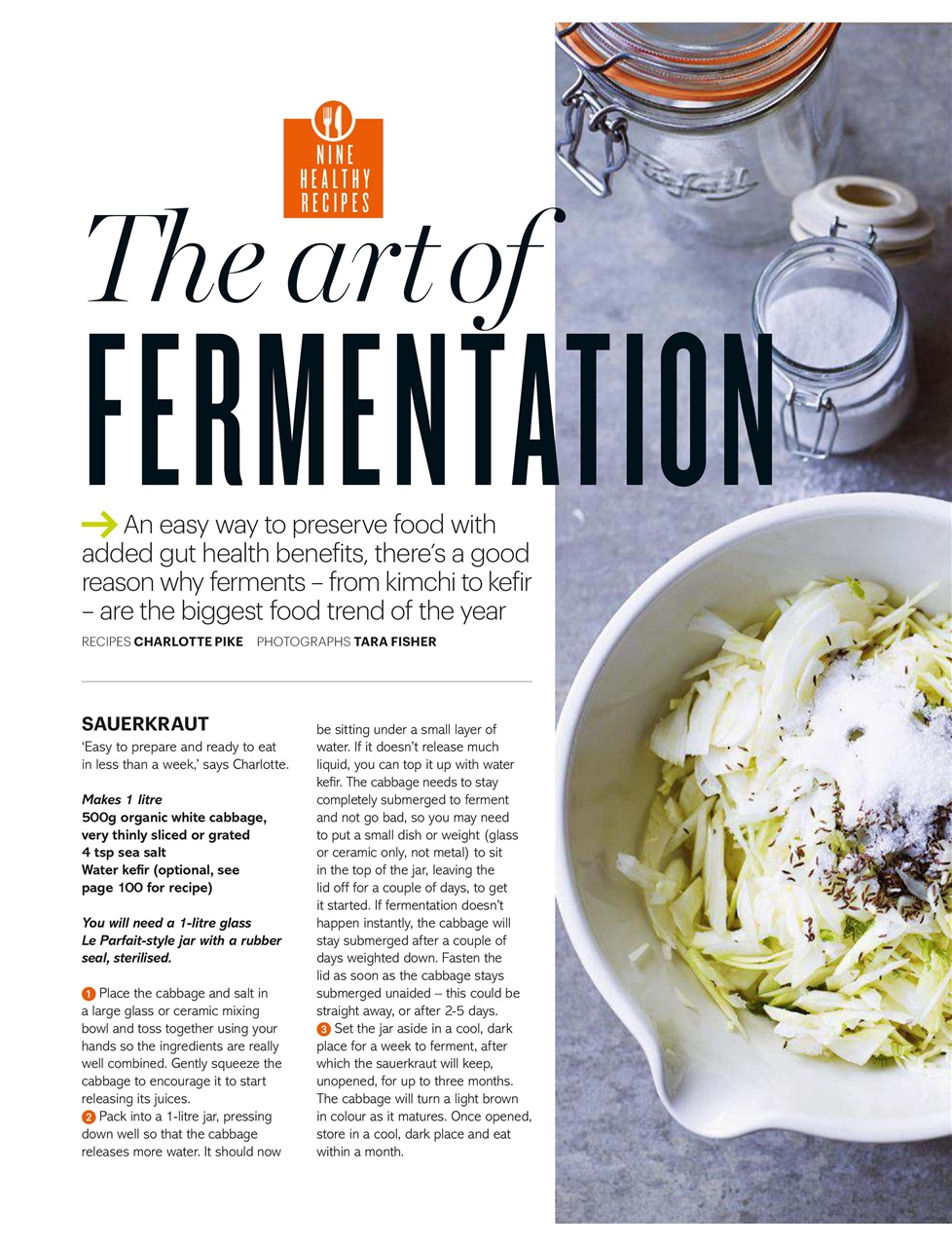 Healthy Magazine Preview Pages